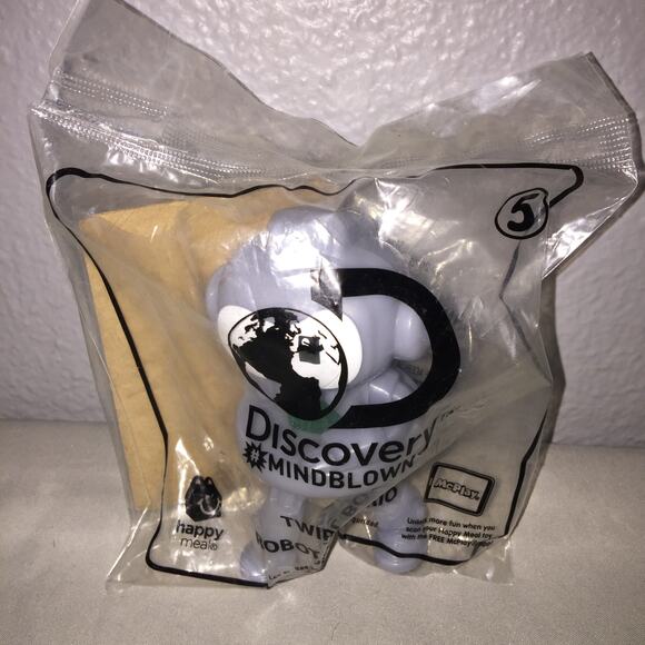 FF Toy McDonald's Sealed New Twirl Bot #5 5 Discovery Mindblown Figure Lot Of 2 - Picture 4 of 5